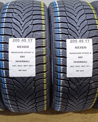 4 GOMME 205 45 17 NEXEN INV RIF4441