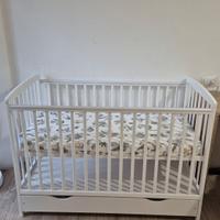 Lettino Trasformabile bimbo 0-3 anni con cassetto