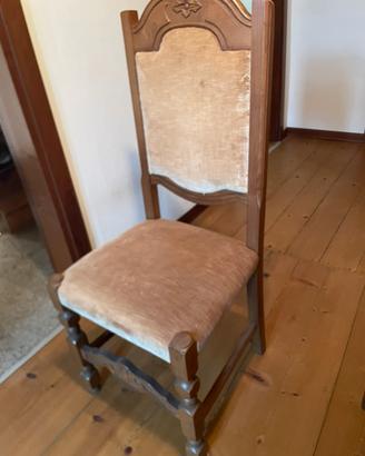 Sedie vintage stile liberty