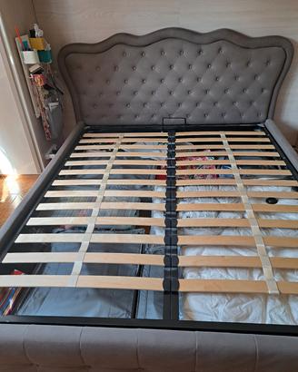 struttura letto matrimoniale  contenitore 