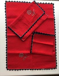 Tovaglietta americana con tasca porta posate