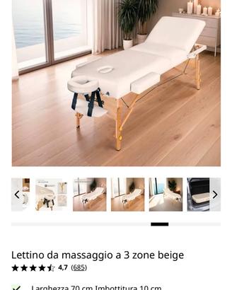 Lettino massaggi
