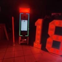 18 luminoso, sparkular, tubi led, proiezioni led