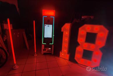 18 luminoso, sparkular, tubi led, proiezioni led