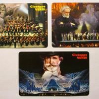 San Marino n. 3 schede telefoniche-GIUSEPPE VERDI-