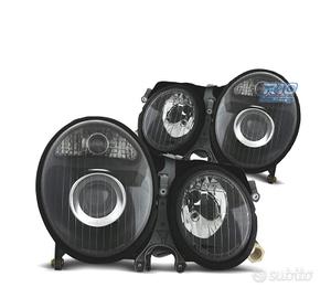 FARI PER MERCEDES CLASSE E W210 99-02 FONDO NERO