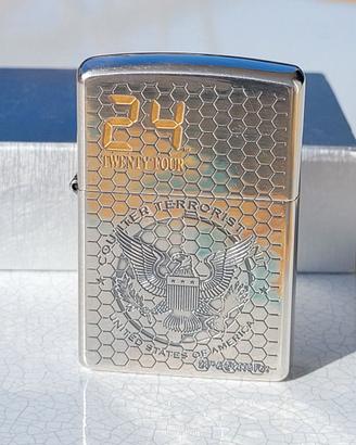 ZIPPO 24 TWENTY FOUR SERIE JACK BAUER CTU NUMERATO
