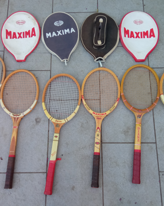 6 racchette tennis vintage maxima