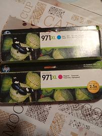 lotto due cartucce HP 971 xl