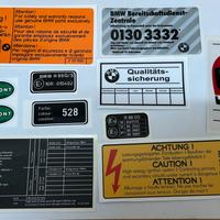 Etichette adesive BMW R 80 GS - anno 1985/86