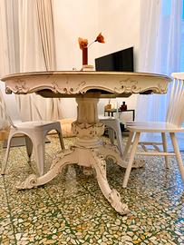 Tavolo rotondo allungabile