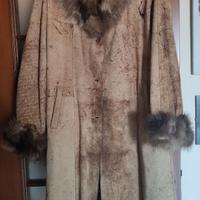 Cappotto pelle montone con pelliccia