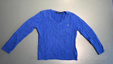 Maglione trecciato Lauren Ralph Lauren - Blu Elett