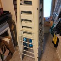 Sgabelli bar bianchi