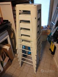 Sgabelli bar bianchi