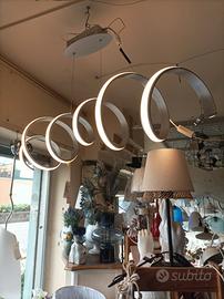 onda luce lampadario a led 