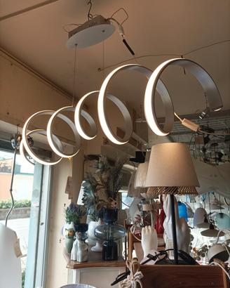 onda luce lampadario a led 