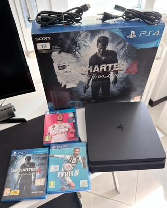 PlayStation 4 Slim 1TB – Bundle Uncharted 4