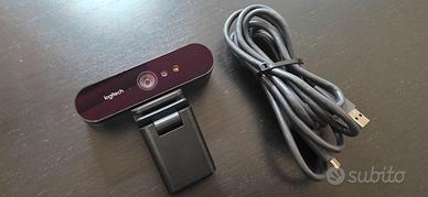 webcam LOGITECH BRIO 4k con microfono