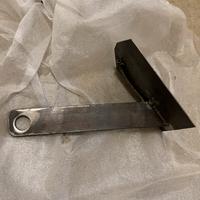 Porta targa laterale artigianale per HD softail