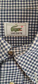 Camicia uomo Lacoste 44 L XL quadri casual