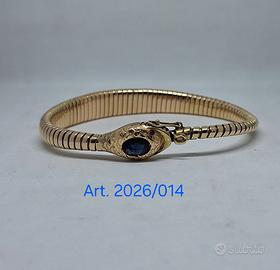 Particolare bracciale oro antico 9 kt anni '50