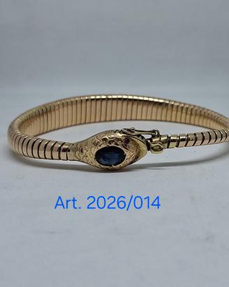 Particolare bracciale oro antico 9 kt anni '50