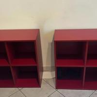 Scaffali rossi ikea