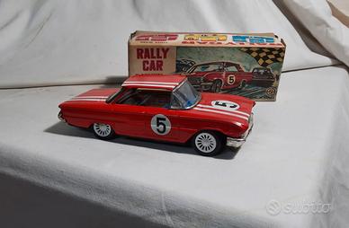 macchina di latta  RALLY CAR nuova  anni 60  