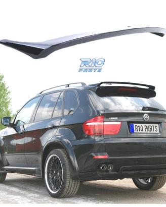 SPOILER ALETTONE BMW X5 E70 06-13 LOOK HAMANN NERO