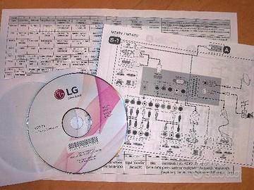 Manuale utente su CD - televisori LG led