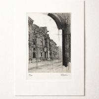 Acquaforte originale “Piazza Carignano"