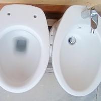 WC e bidet anziani disabili con miscelatore 