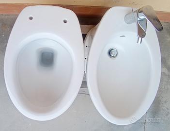 WC e bidet anziani disabili con miscelatore 