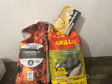 Barbecue piu kg.  6,5 carbonella e diavolina