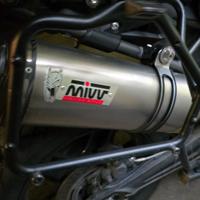 Terminale di scarico per tiger 800 omologato MIVV