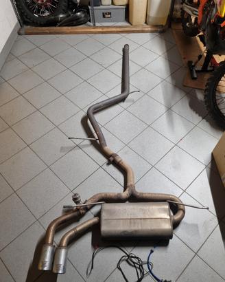 scarico con valvola Audi