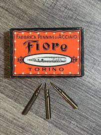Scatola vintage sigillata pennini EF “Fiore”