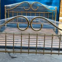 letto in ottone anni 70