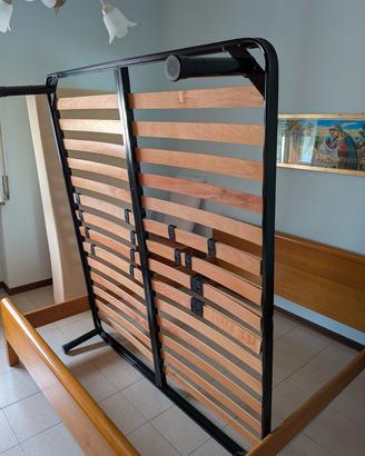 Rete a doghe legno per letto matrimoniale 