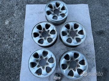 Cerchi in lega 15 pollici Mitsubishi Pajero 1999