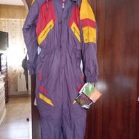 Tuta da  sci neve maschile+ fascia + guanti 