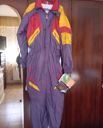 Tuta da  sci neve maschile+ fascia + guanti 