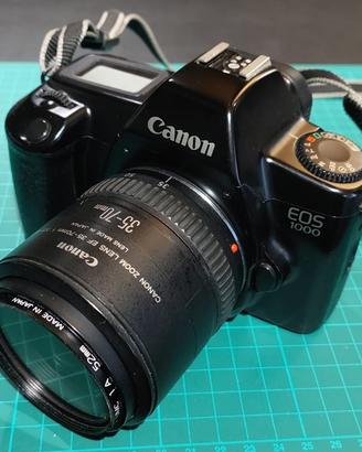 Canon EOS 1000 Reflex analogica + Obiettivo 35-70