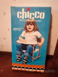Sedia seggiola Chicco in legno vasino