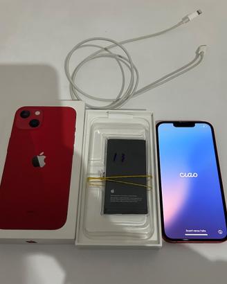 iPhone 13 128 giga rosso