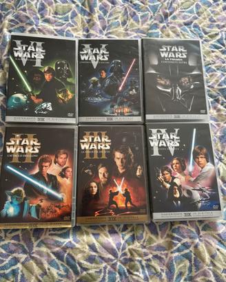 Collezione DVD Star Wars capitoli da 2 a 6