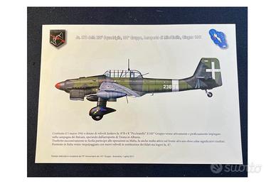 Litografia Junkers Ju 87 "Picchiatello" FormatoA4