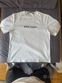 Palm Angels - T-shirt in cotone bianca
