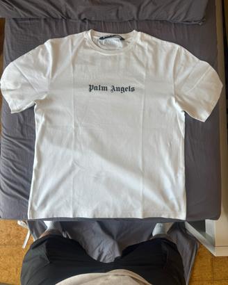 Palm Angels - T-shirt in cotone bianca
